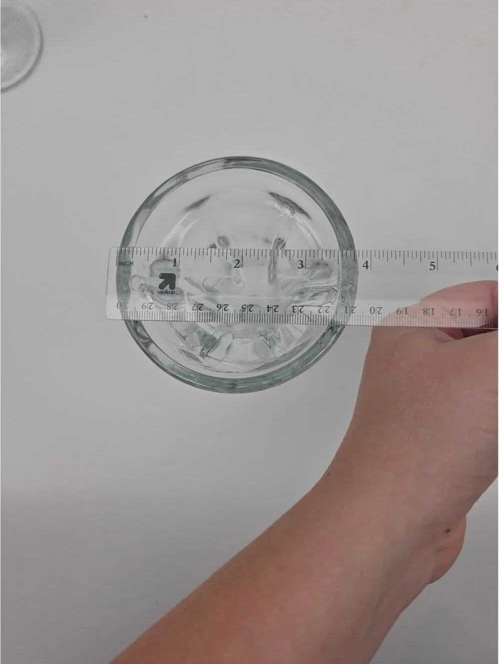 Set of 2 Clear Glass Dessert Cups